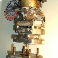 The Hamilton Standard type 1P12 propeller engine governor manufactured by the Woodward Governor Company in 1953